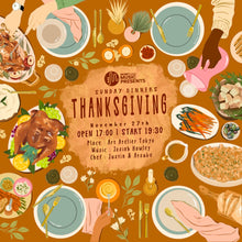 Load image into Gallery viewer, 11月27日|MTM Sunday Dinners : Thanksgiving