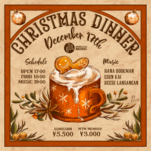 Load image into Gallery viewer, 12月17日｜MTM Christmas Dinner

