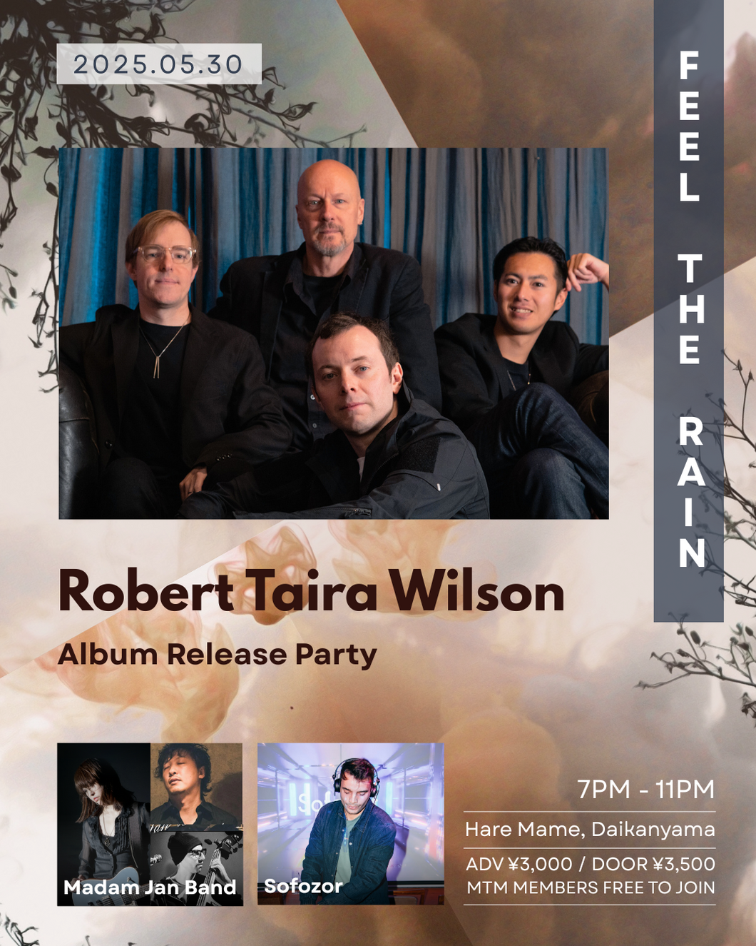 2025.05.30 | Feel The Rain: Robert Taira Wilson Album Release Party
