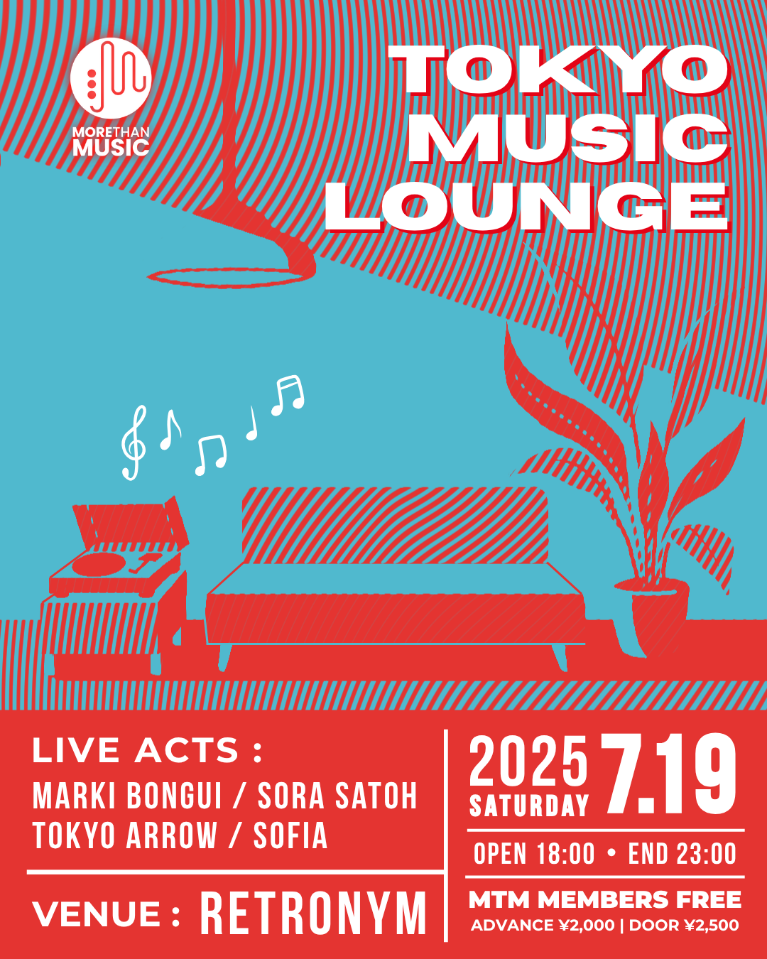 2025.07.19 | Tokyo Music Lounge – More Than Music Japan