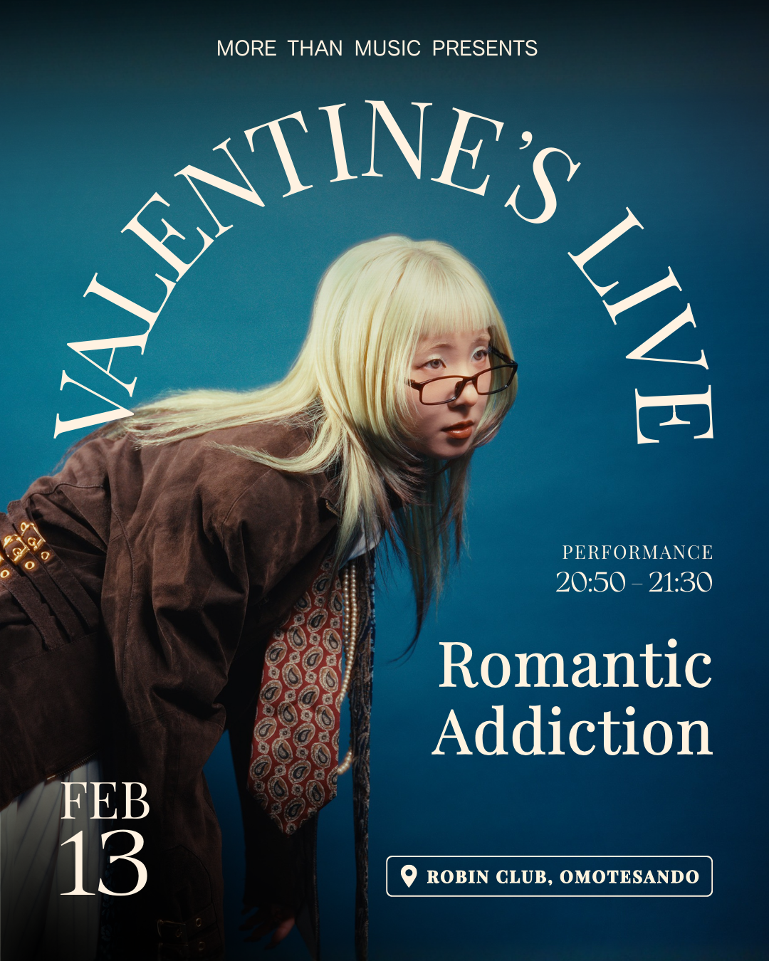 2026.02.13 | Valentine's Live at Robin Club – More Than Music Japan