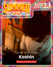 画像をギャラリービューアに読み込む, 2026年8月23日｜Summer at Zaimokuza Beach - The Rolling Papers, The Muddies, Koshin (DJ), Come Again (DJ)
