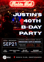 Load image into Gallery viewer, 26.09.21 | Justin's 40th Birthday Party!
