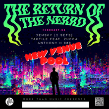 画像をギャラリービューアに読み込む, 2月4日｜MTM Presents: THE RETURN OF THE NERRD
