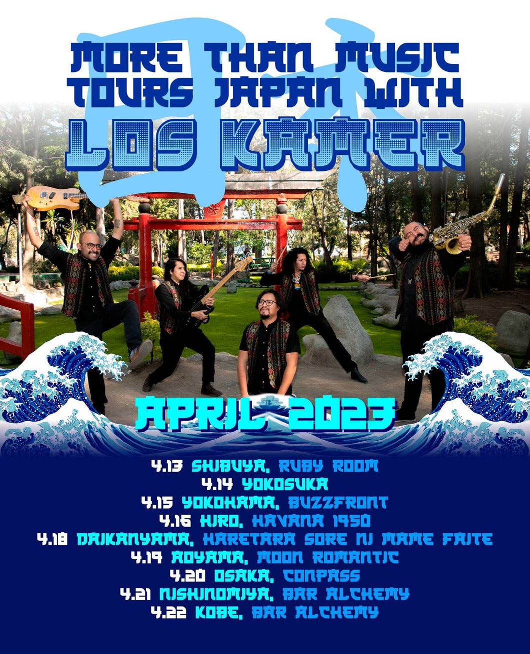 4月 11-24日 MTM Tours Japan: Los kamer