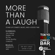 Load image into Gallery viewer, 10月9日｜More Than a Laugh : Music x Comedy Show
